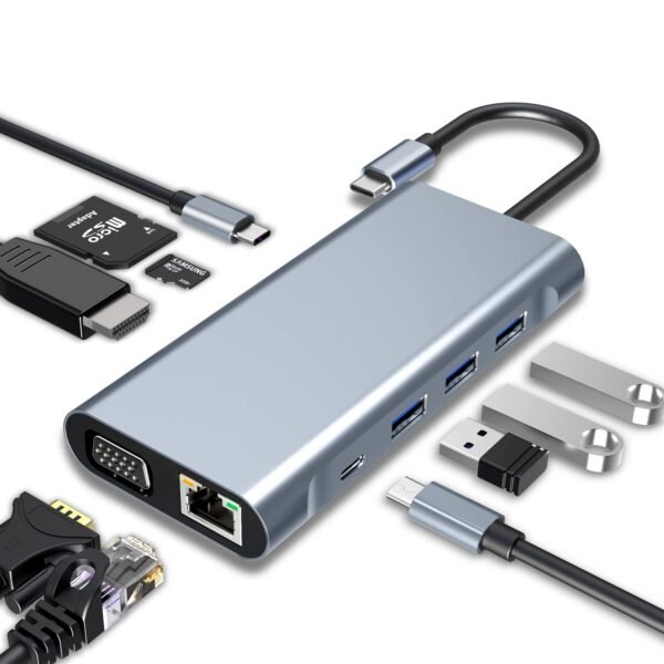 Adaptateur HUB 10 en 1