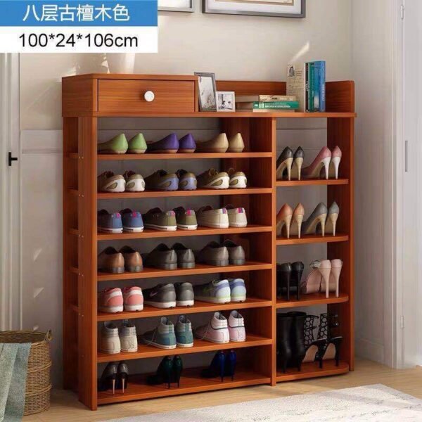 Grand range chaussure en bois