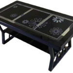 Table basse moderne en verre trempé