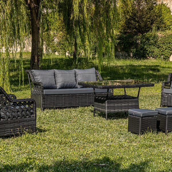 Salon de jardin en résine