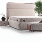 Lit moderne avec coffre