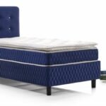 Lit simple avec sommier et matelas