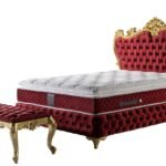 Lit Royal Capitonné avec Banc