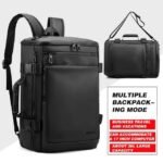 Un grand sac à dos noir – Image 4